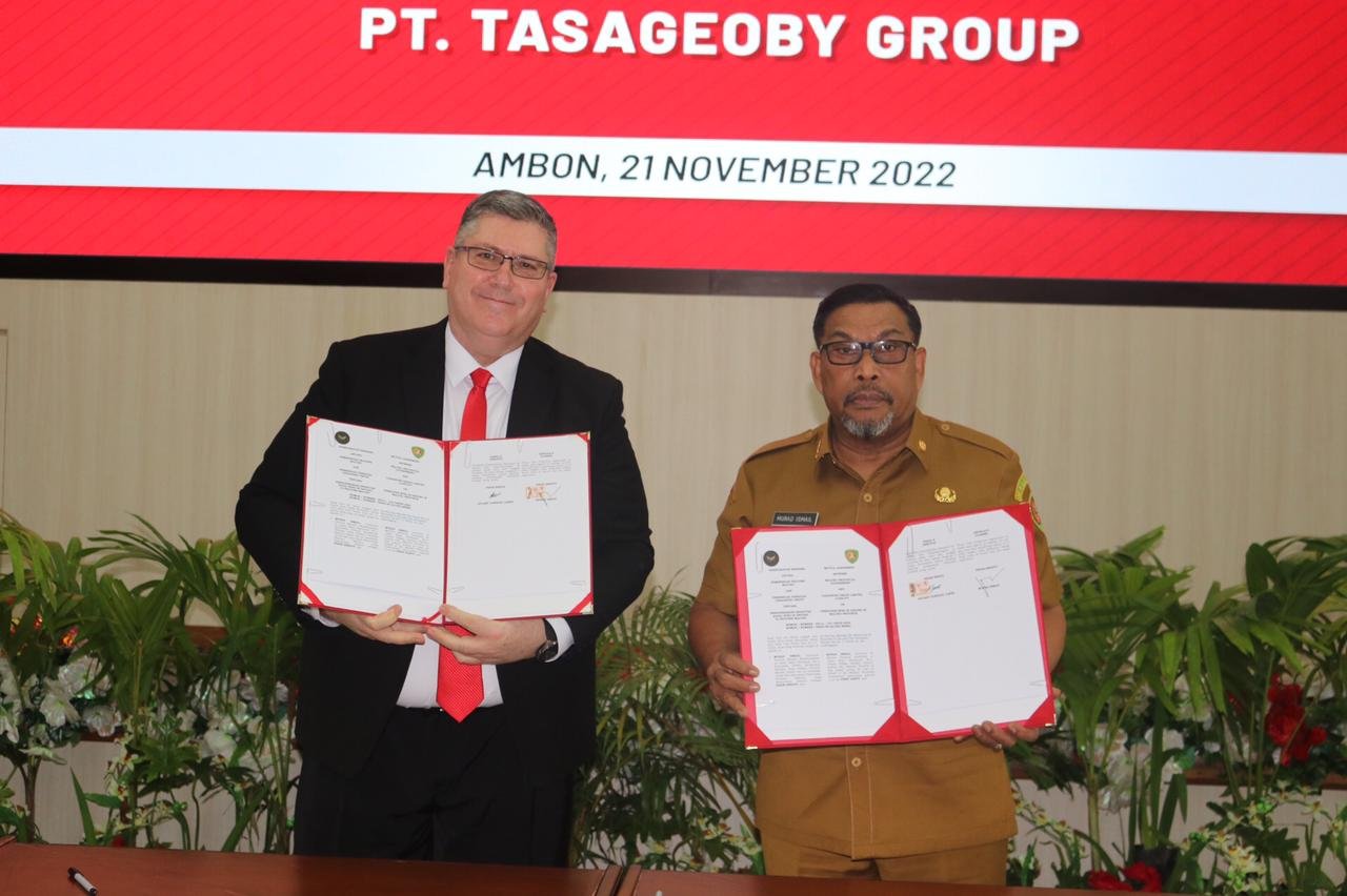 Pemprov Maluku Tanda Tangan MoU dengan Tasageoby Group